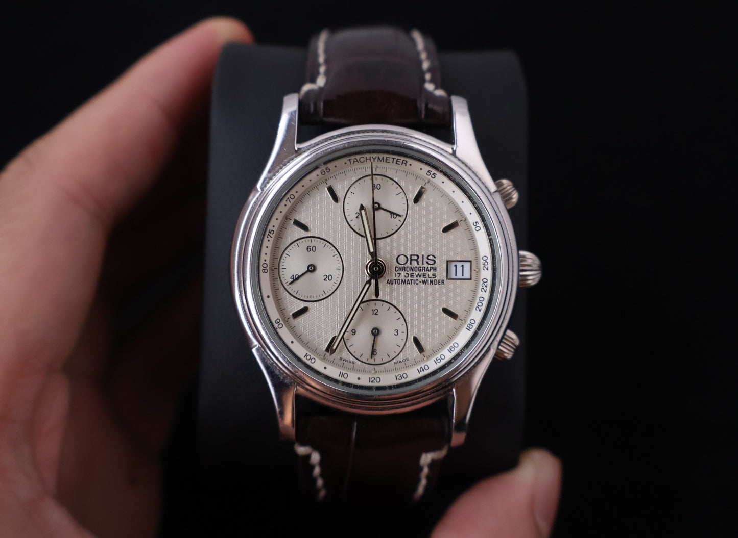 (SERVICED) ORIS Swiss Made Automatic Chronograph - Ref. 7415 - Valjoux 7750