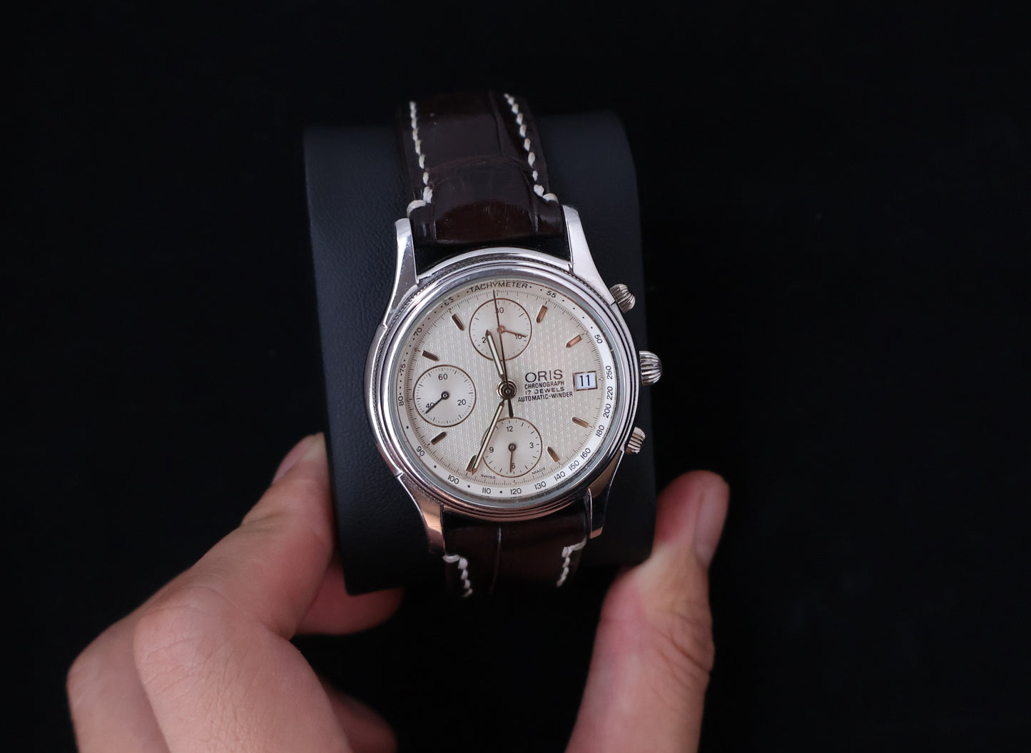 (SERVICED) ORIS Swiss Made Automatic Chronograph - Ref. 7415 - Valjoux 7750