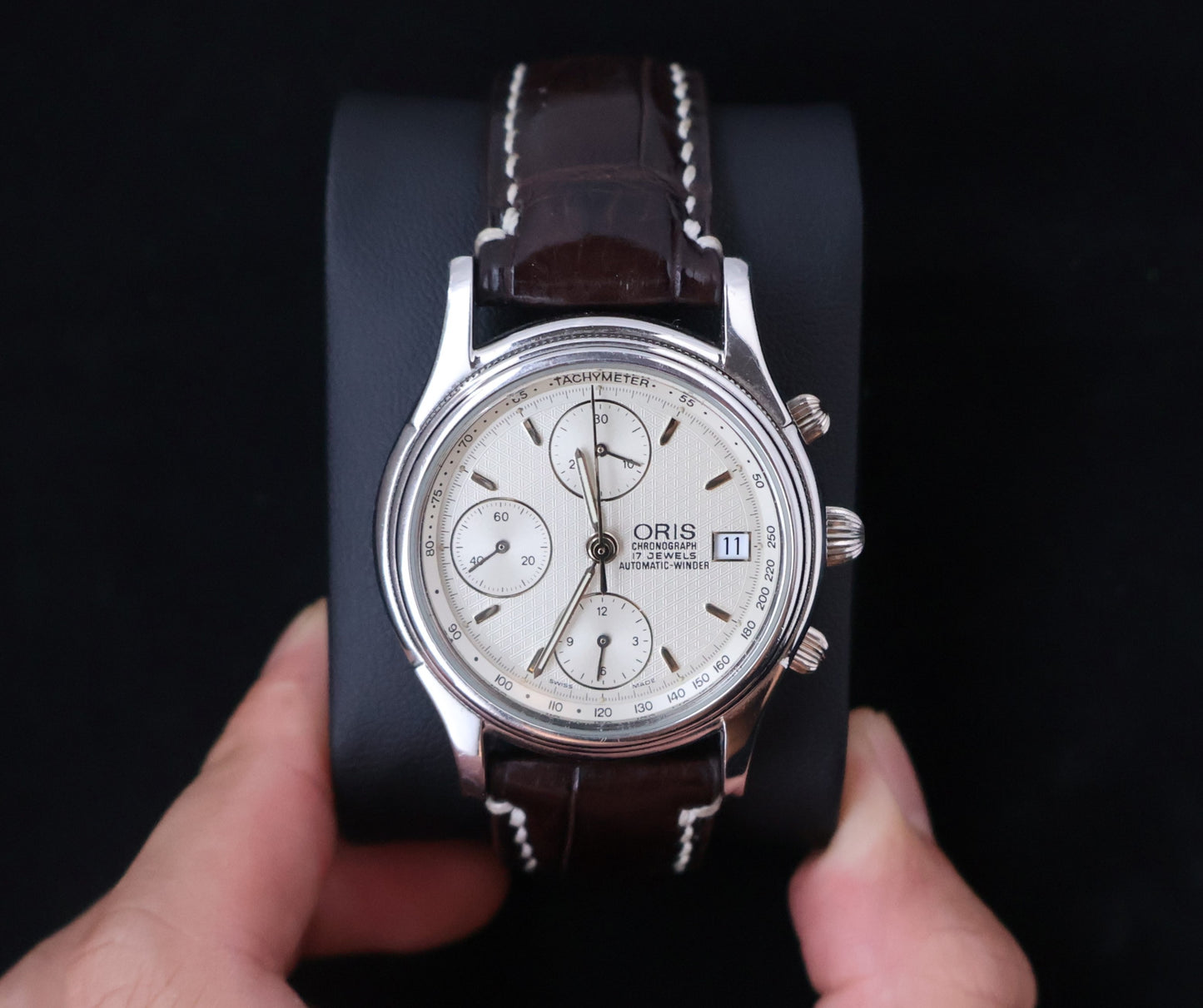(SERVICED) ORIS Swiss Made Automatic Chronograph - Ref. 7415 - Valjoux 7750