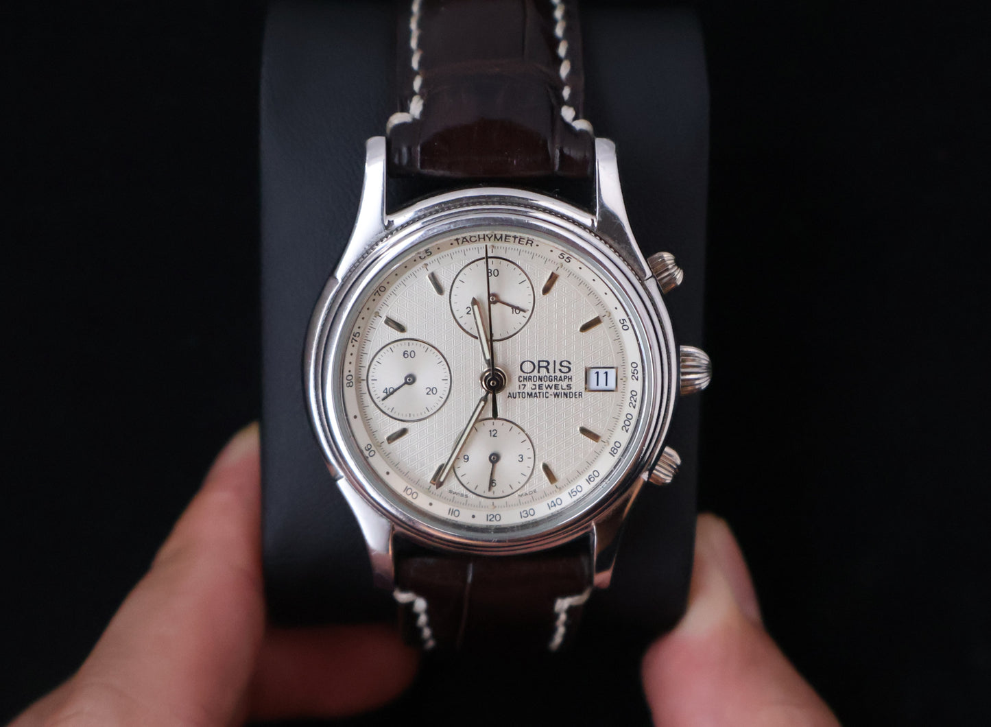 (SERVICED) ORIS Swiss Made Automatic Chronograph - Ref. 7415 - Valjoux 7750