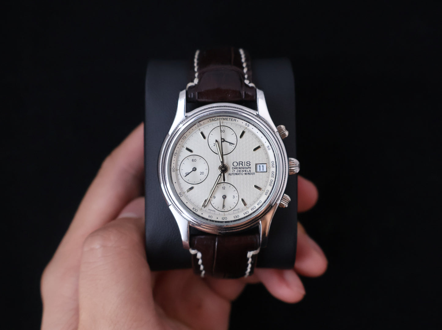 (SERVICED) ORIS Swiss Made Automatic Chronograph - Ref. 7415 - Valjoux 7750