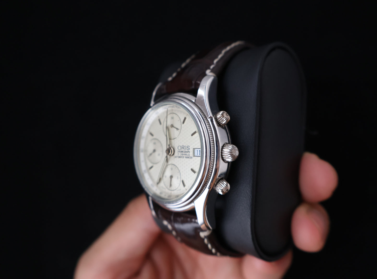 (SERVICED) ORIS Swiss Made Automatic Chronograph - Ref. 7415 - Valjoux 7750
