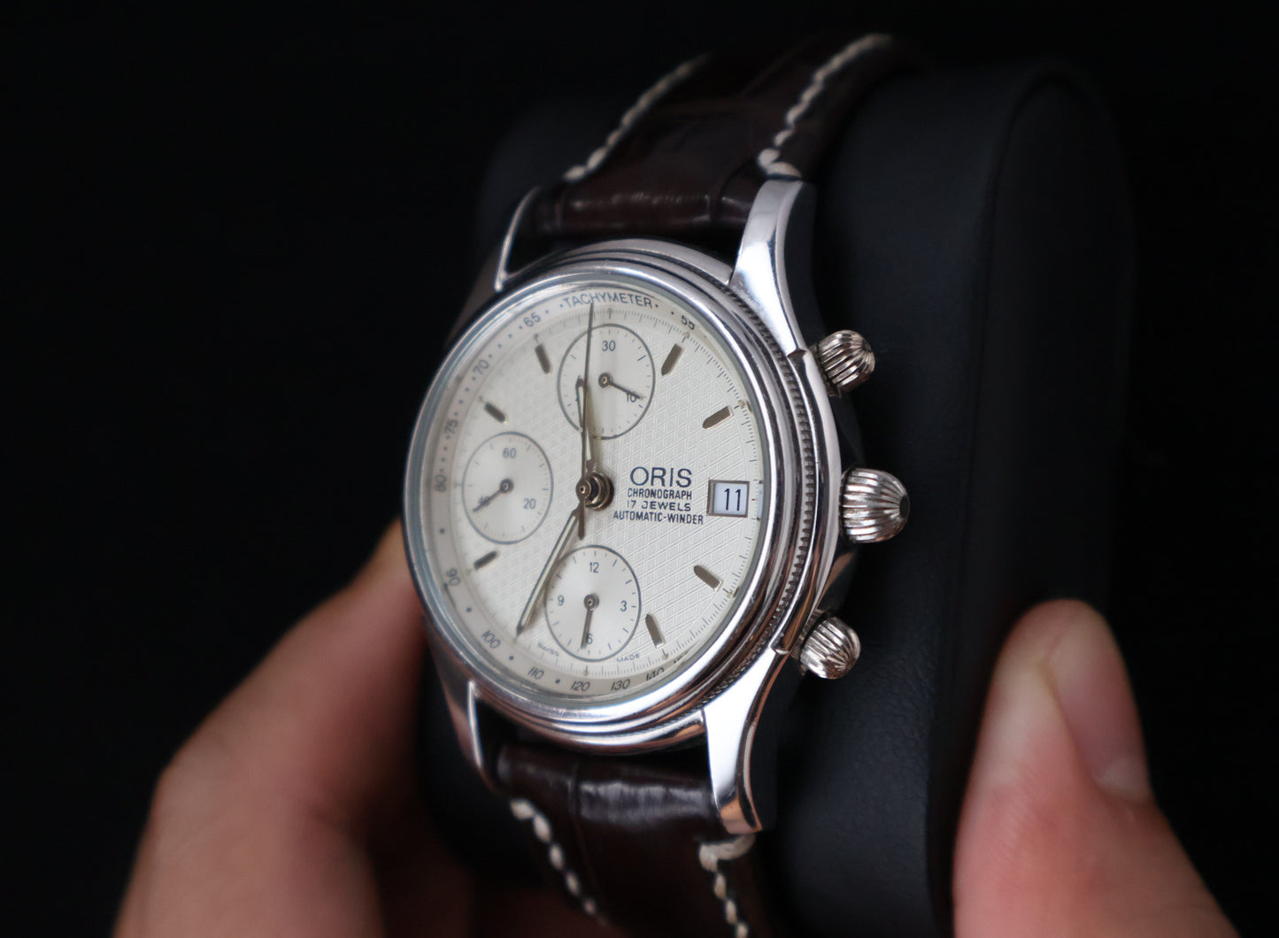 (SERVICED) ORIS Swiss Made Automatic Chronograph - Ref. 7415 - Valjoux 7750