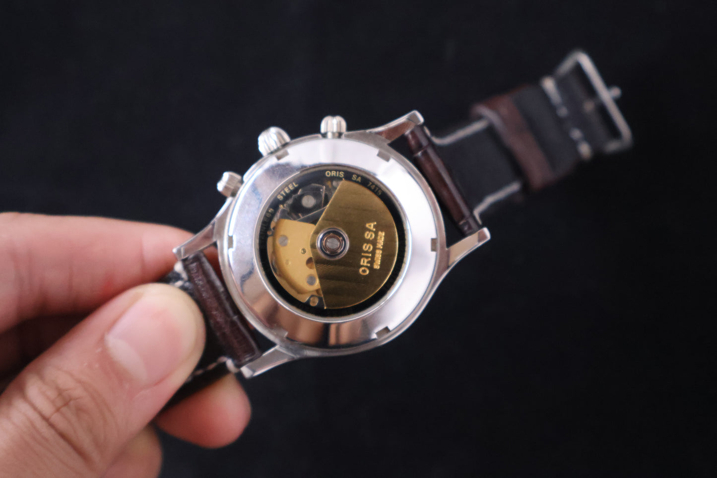 (SERVICED) ORIS Swiss Made Automatic Chronograph - Ref. 7415 - Valjoux 7750