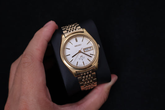 (SERVICED) Rare Vintage 1970 Seiko Lord Matic LM SGP 23 Jewels 5606-7070