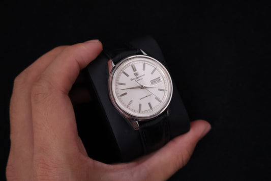 (SERVICED) Rare Vintage 1965  Seiko Sportsmatic 5 Deluxe  25 Jewels 7619-7010