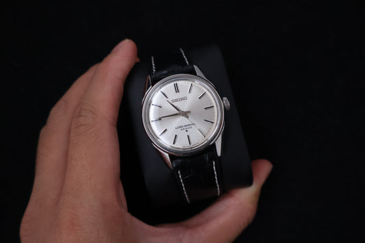 (SERVICED) Rare Vintage 1968 Seiko Lord Marvel 36000 Hi-Beat Silver Dial 5740-8000
