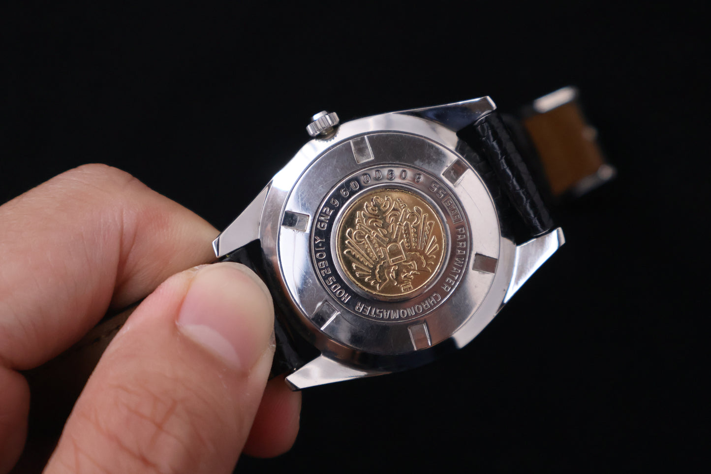 (SERVICED) Rare Vintage 1969 Citizen Chrono Master Eagle Medallion Hand-Winding Ref. HODS 2901-Y