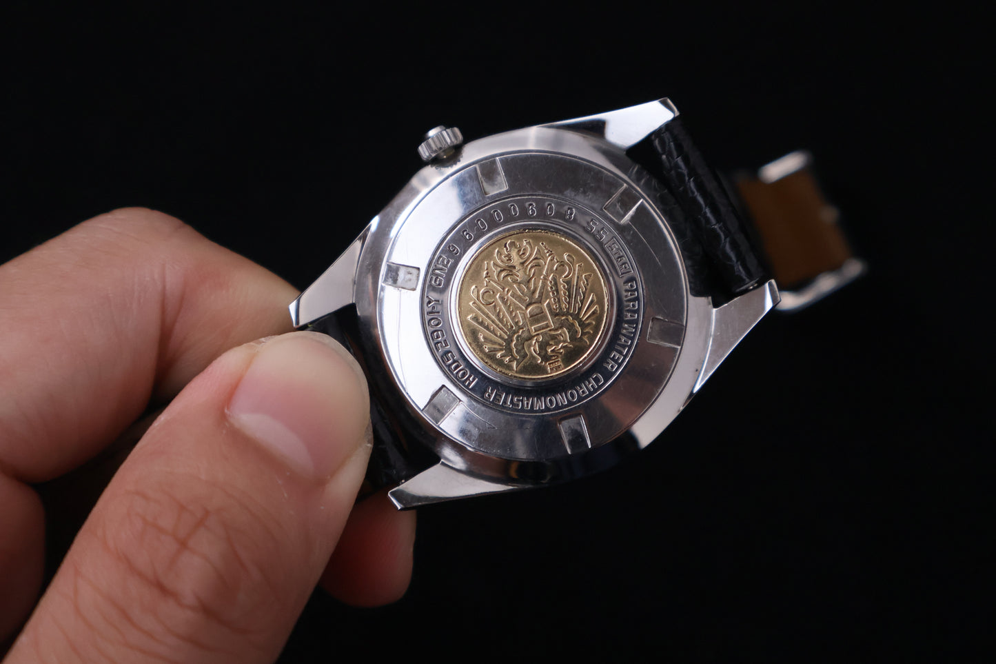 (SERVICED) Rare Vintage 1969 Citizen Chrono Master Eagle Medallion Hand-Winding Ref. HODS 2901-Y