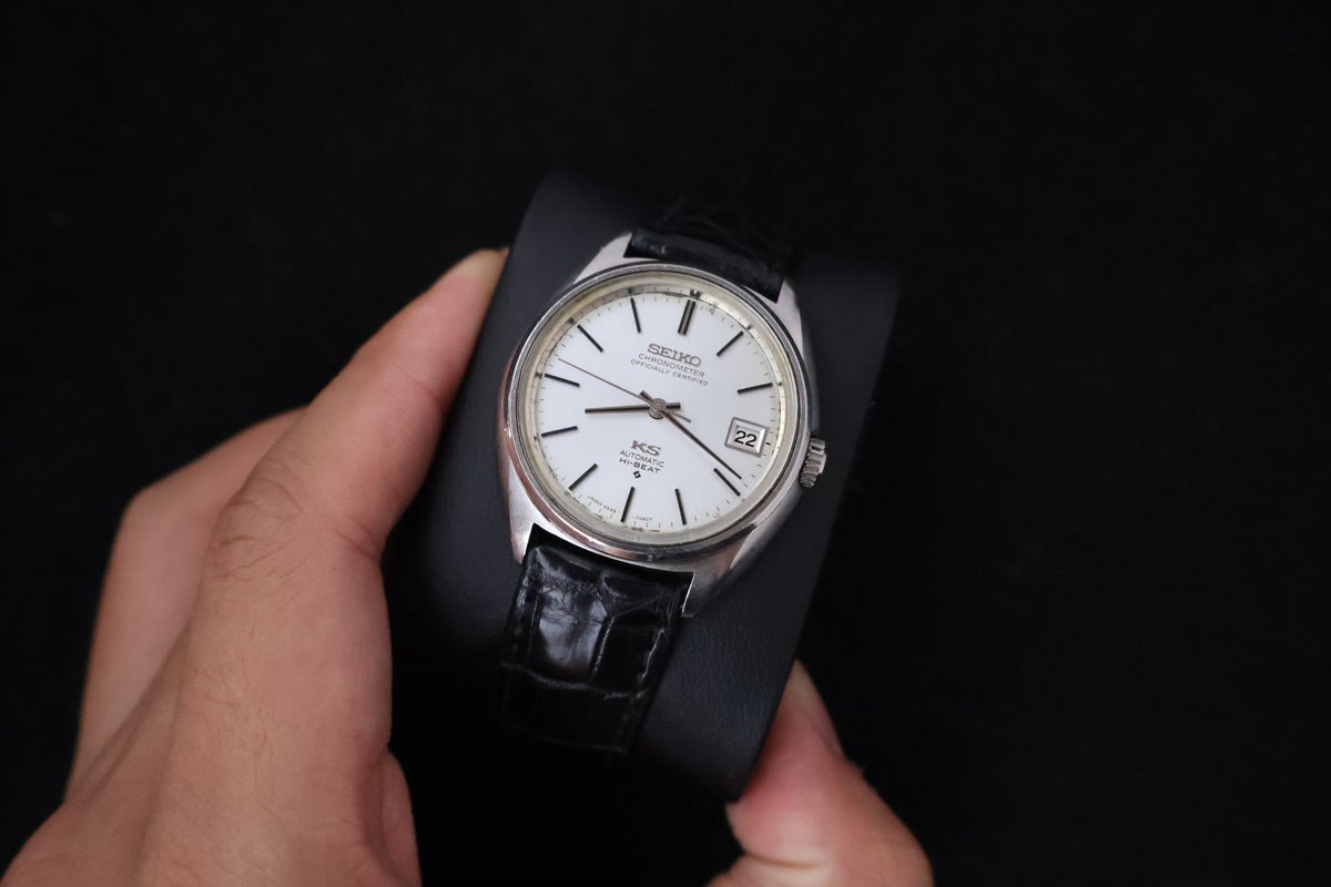 (SERVICED) Rare Vintage 1970 King Seiko KS Chronometer Hi-Beat 5625-7060