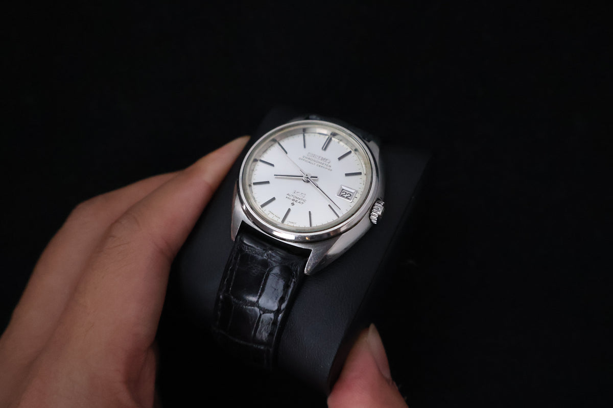 (SERVICED) Rare Vintage 1970 King Seiko KS Chronometer Hi-Beat 5625-7060