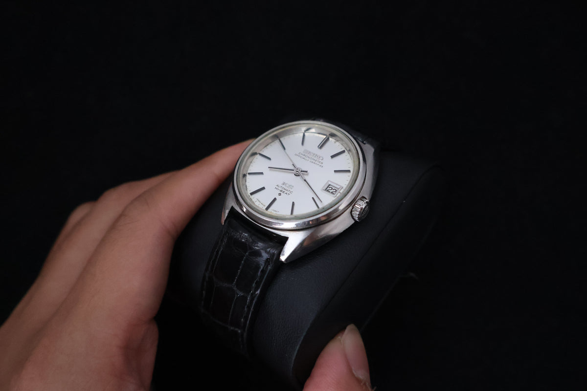 (SERVICED) Rare Vintage 1970 King Seiko KS Chronometer Hi-Beat 5625-7060