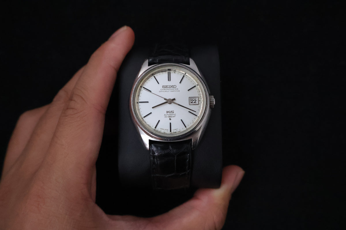 (SERVICED) Rare Vintage 1970 King Seiko KS Chronometer Hi-Beat 5625-7060