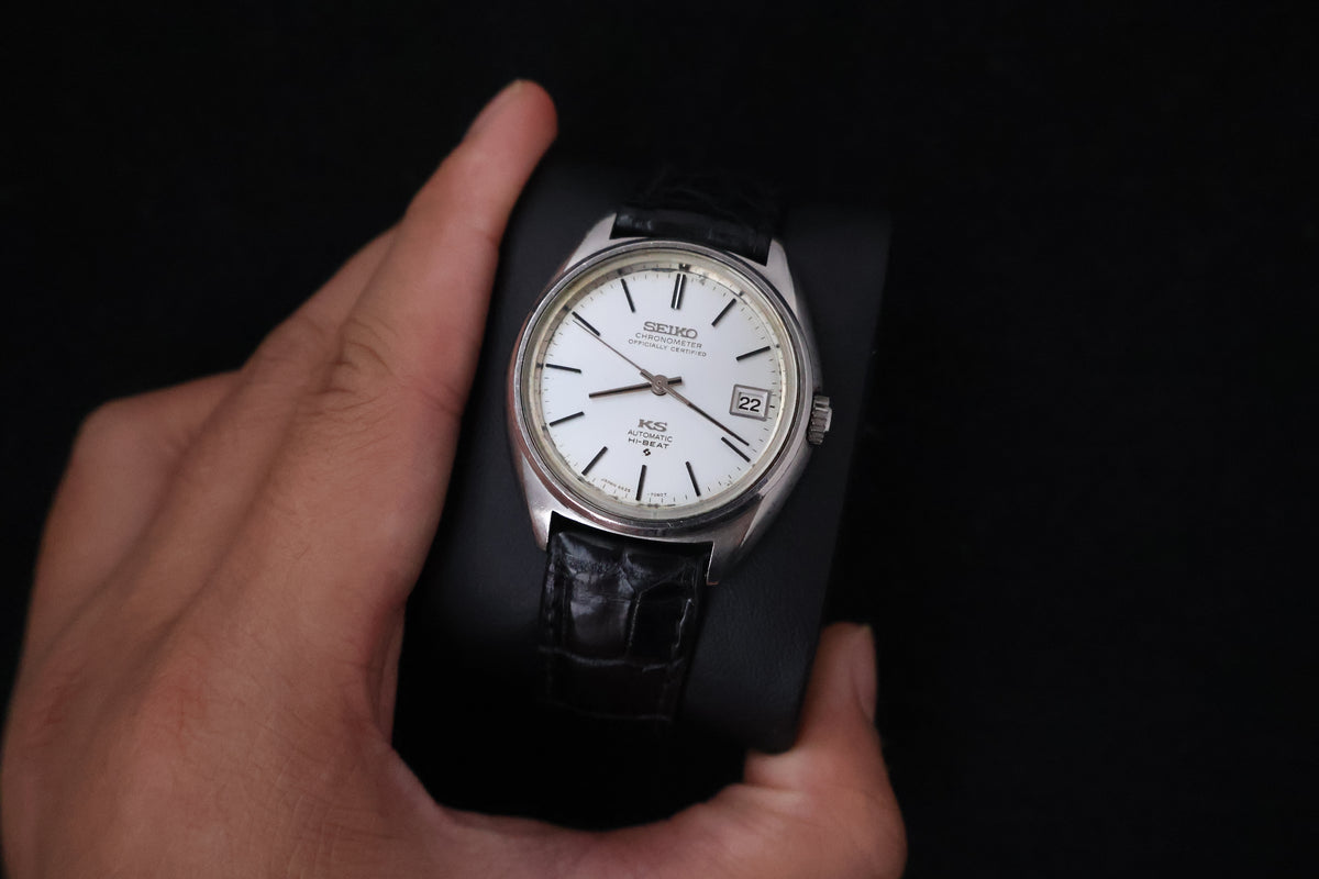 (SERVICED) Rare Vintage 1970 King Seiko KS Chronometer Hi-Beat 5625-7060