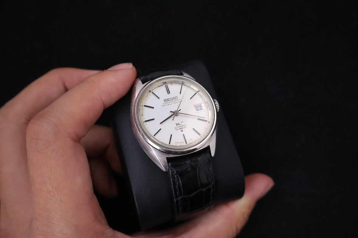 (SERVICED) Rare Vintage 1970 King Seiko KS Chronometer Hi-Beat 5625-7060