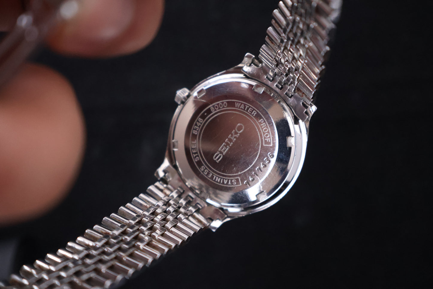 (SERVICED) Rare Vintage 1967 Seiko Business-A Diashock 27 Jewels 8346-8000