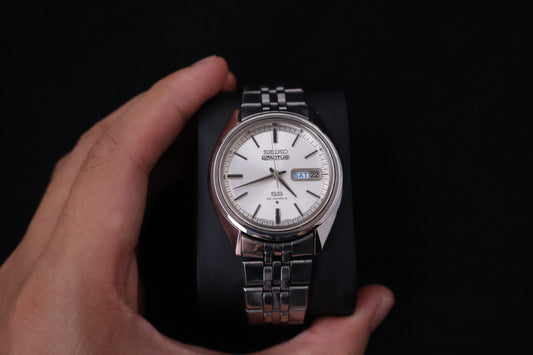 (SERVICED) Rare Vintage 1974 Seiko 5 Actus SS 25 Jewels 6106-7510