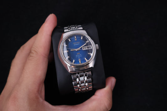 (SERVICED) Rare Vintage 1974 Seiko Lord Matic Special Faceted 23 Jewels 5216-6020