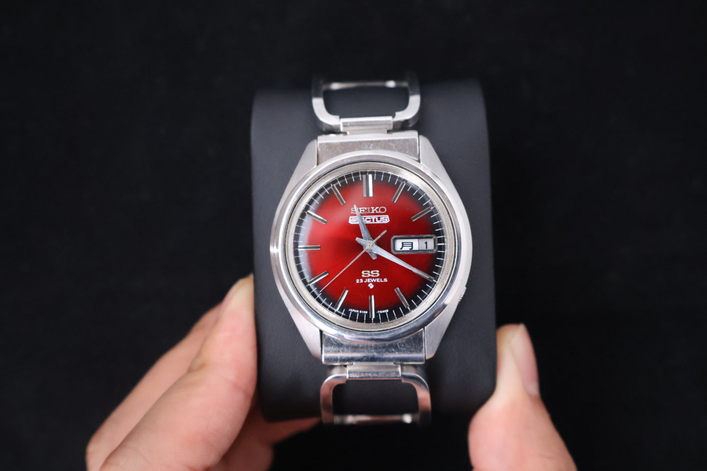(SERVICED) Rare Vintage 1970 Seiko 5 Actus SS 23 Jewels 6106-7480