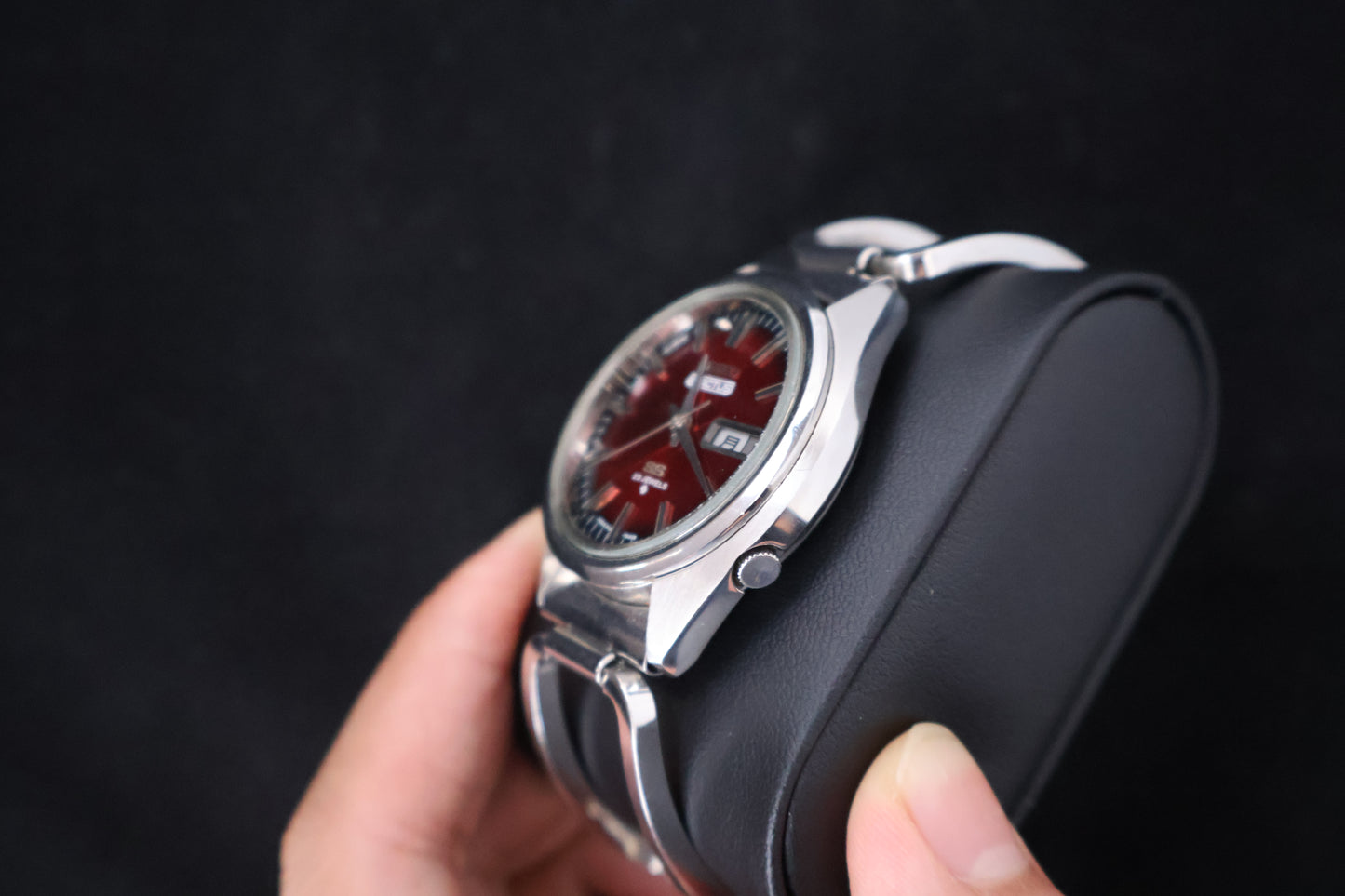 (SERVICED) Rare Vintage 1970 Seiko 5 Actus SS 23 Jewels 6106-7480
