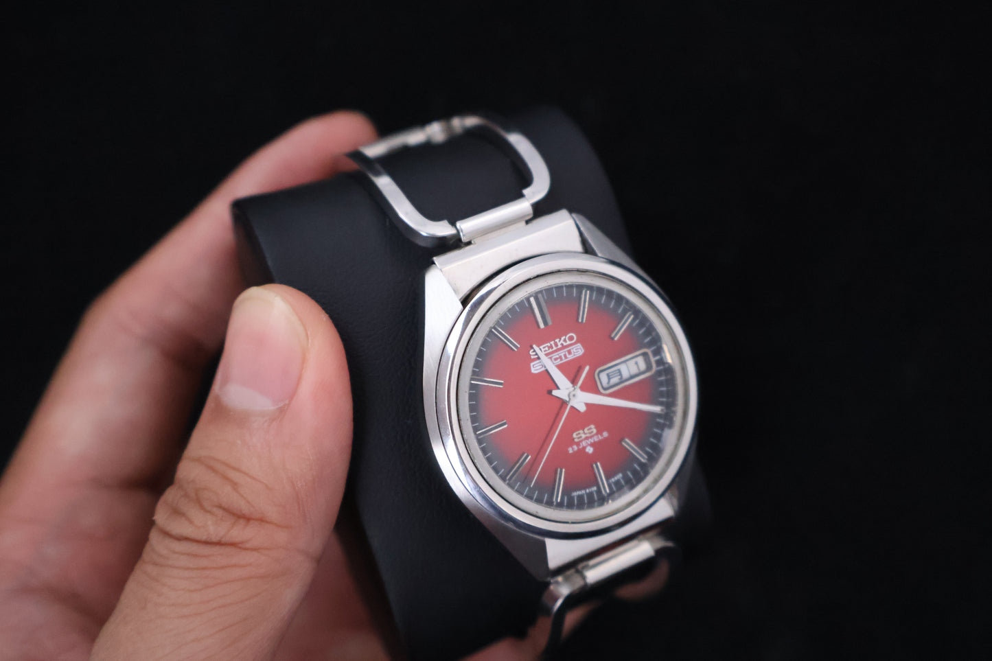 (SERVICED) Rare Vintage 1970 Seiko 5 Actus SS 23 Jewels 6106-7480