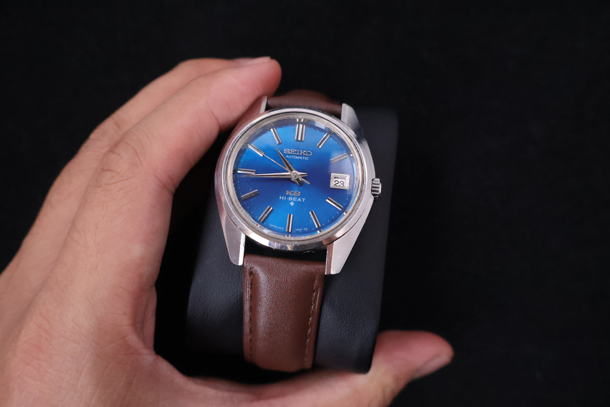 (SERVICED) Rare Vintage 1970 King Seiko KS Hi-Beat 25 Jewels 5625-7000