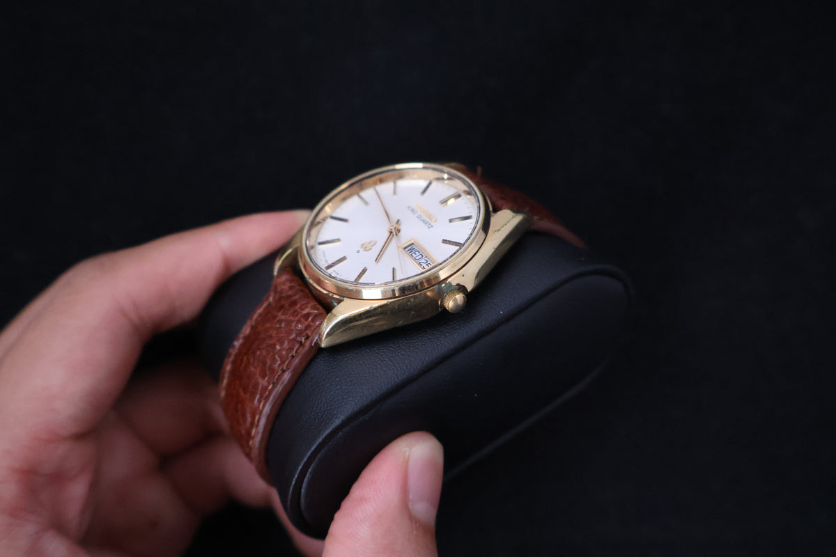 (SERVICED) Rare Vintage 1977 Seiko King Quartz SGP 4823-8110