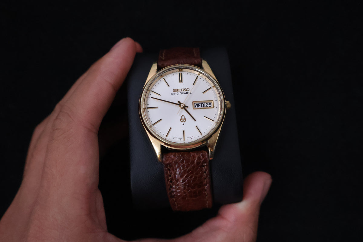 (SERVICED) Rare Vintage 1977 Seiko King Quartz SGP 4823-8110