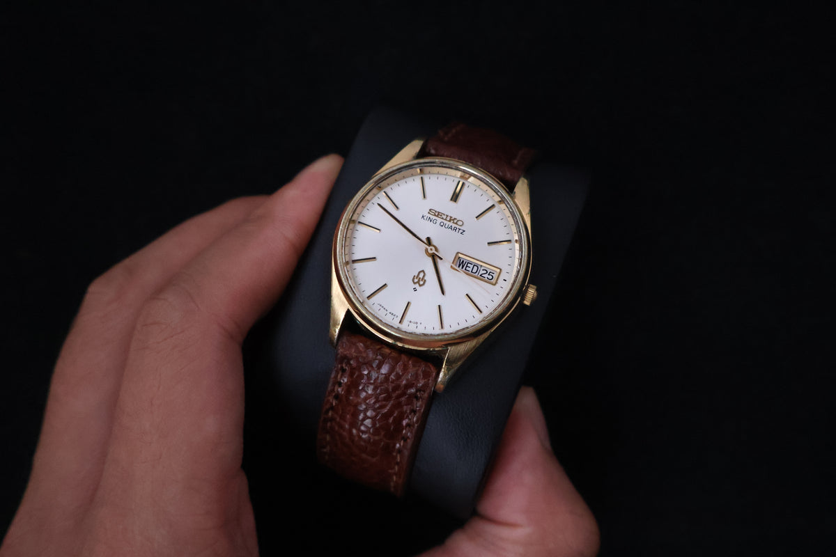 (SERVICED) Rare Vintage 1977 Seiko King Quartz SGP 4823-8110