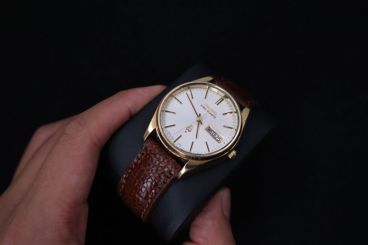 (SERVICED) Rare Vintage 1977 Seiko King Quartz SGP 4823-8110