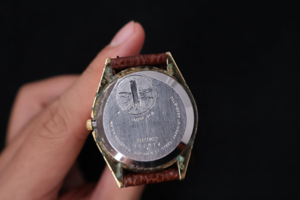 (SERVICED) Rare Vintage 1977 Seiko King Quartz SGP 4823-8110