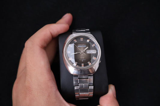 (SERVICED) Rare Vintage 1973 Seiko 5 Actus SS 23 Jewels 6106-7590