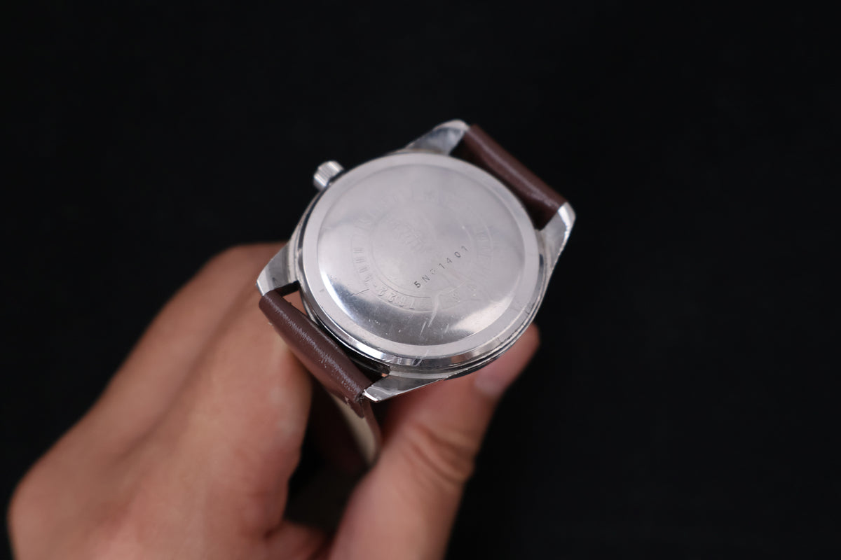 (SERVICED) Rare Vintage 1965 Seiko Champion 860 Calendar Diashock 17 Jewels 7622-9000