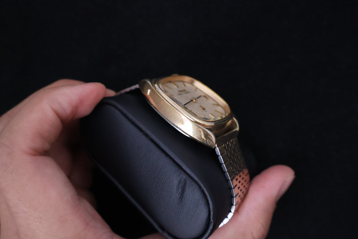 (SERVICED) Rare Vintage 1976 Seiko Grand Quartz Gold Tone 4842-5011