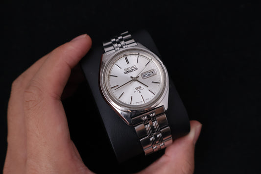 (SERVICED) Rare Vintage 1972 Seiko 5 Actus SS 25 Jewels 6106-7490