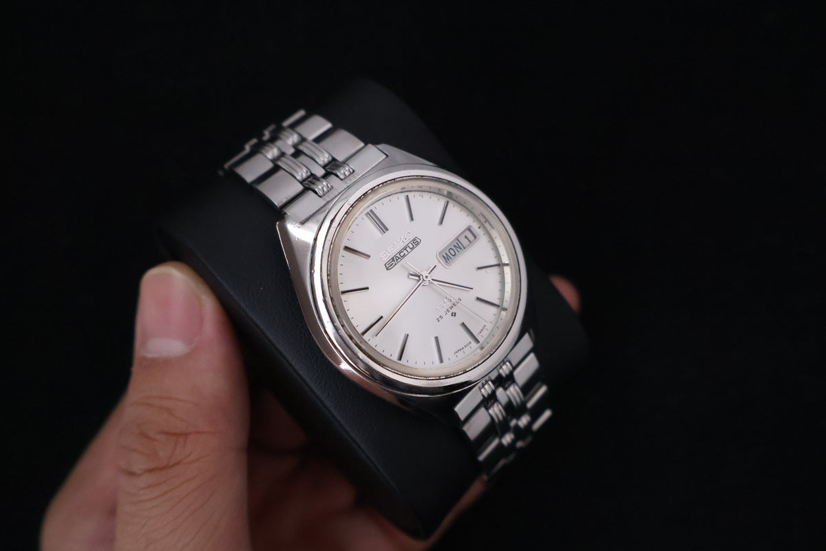 (SERVICED) Rare Vintage 1972 Seiko 5 Actus SS 25 Jewels 6106-7490