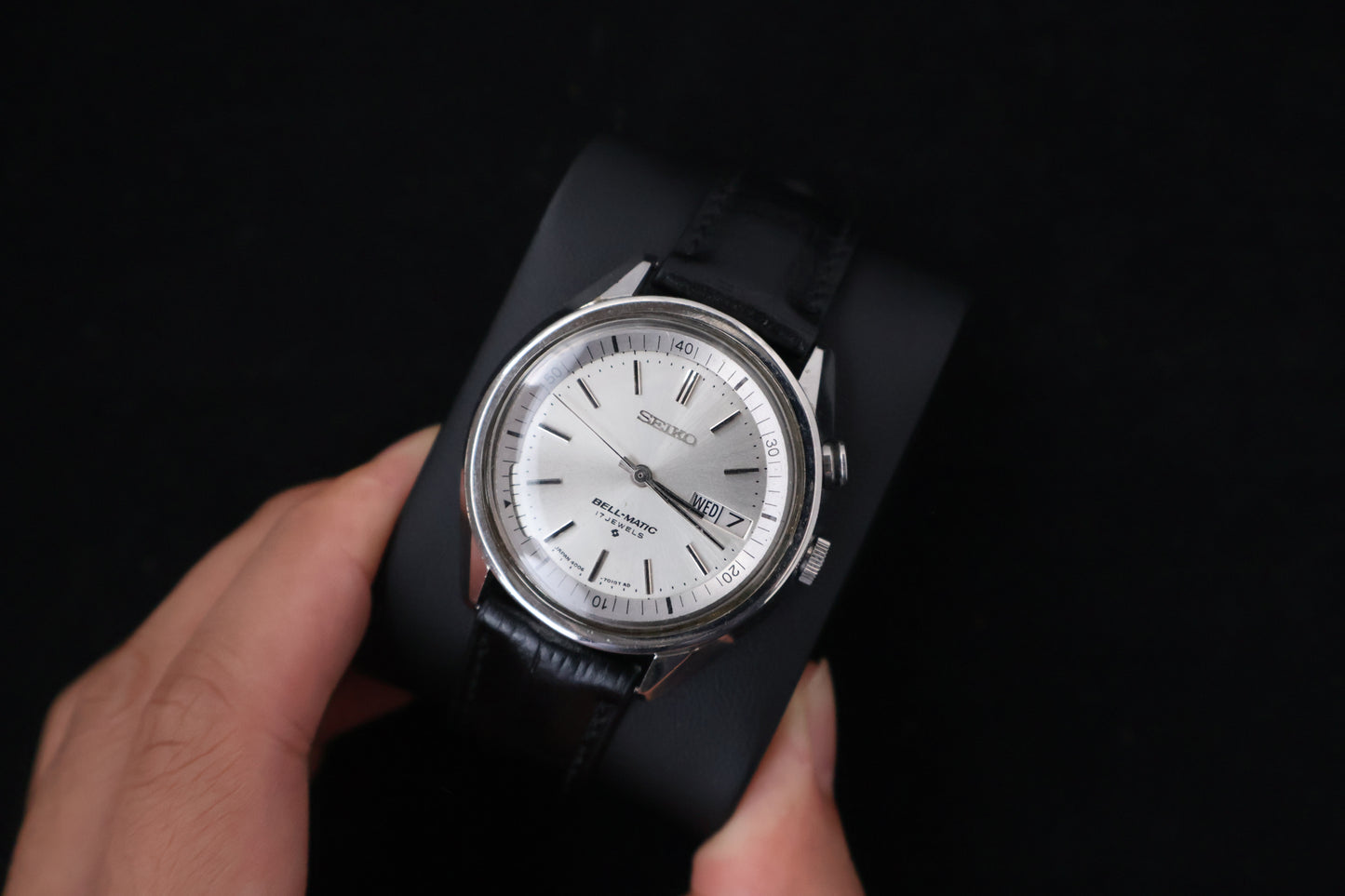 (SERVICED) Rare Vintage 1970 Seiko Bell-Matic Automatic Alarm 17 Jewels 4006-6010