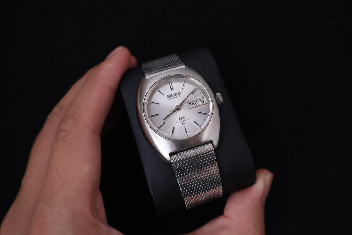 (SERVICED) Rare Vintage 1971 Seiko Lord Matic LM 23 Jewels 5606-6000