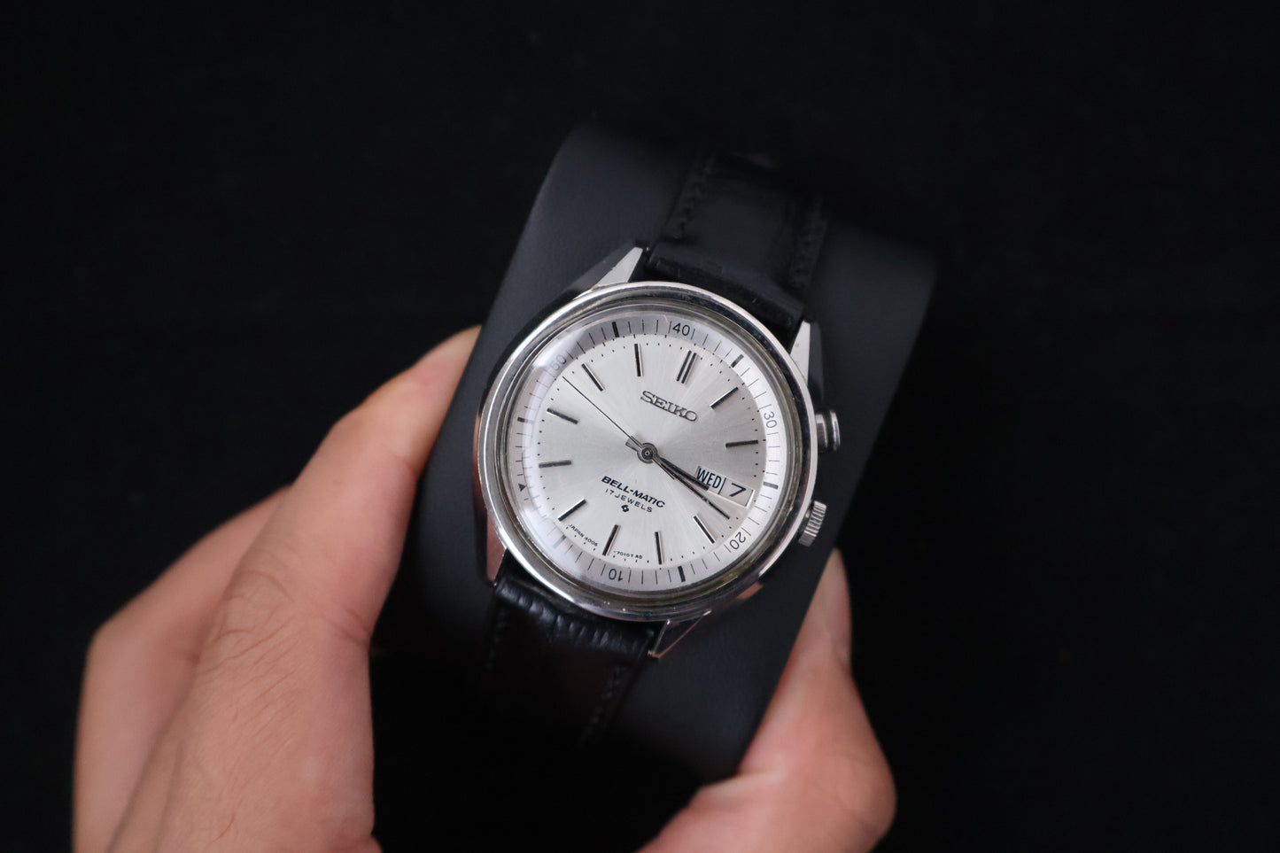 (SERVICED) Rare Vintage 1970 Seiko Bell-Matic Automatic Alarm 17 Jewels 4006-6010