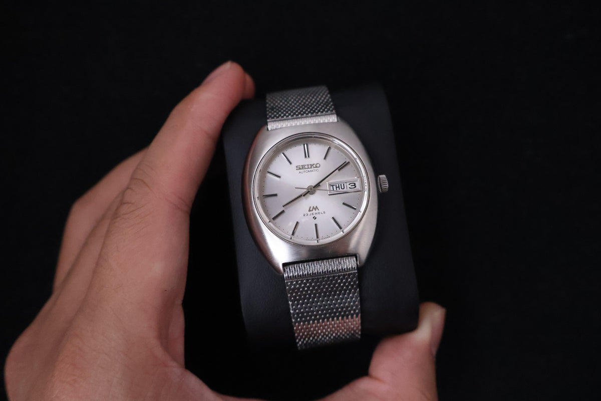(SERVICED) Rare Vintage 1971 Seiko Lord Matic LM 23 Jewels 5606-6000