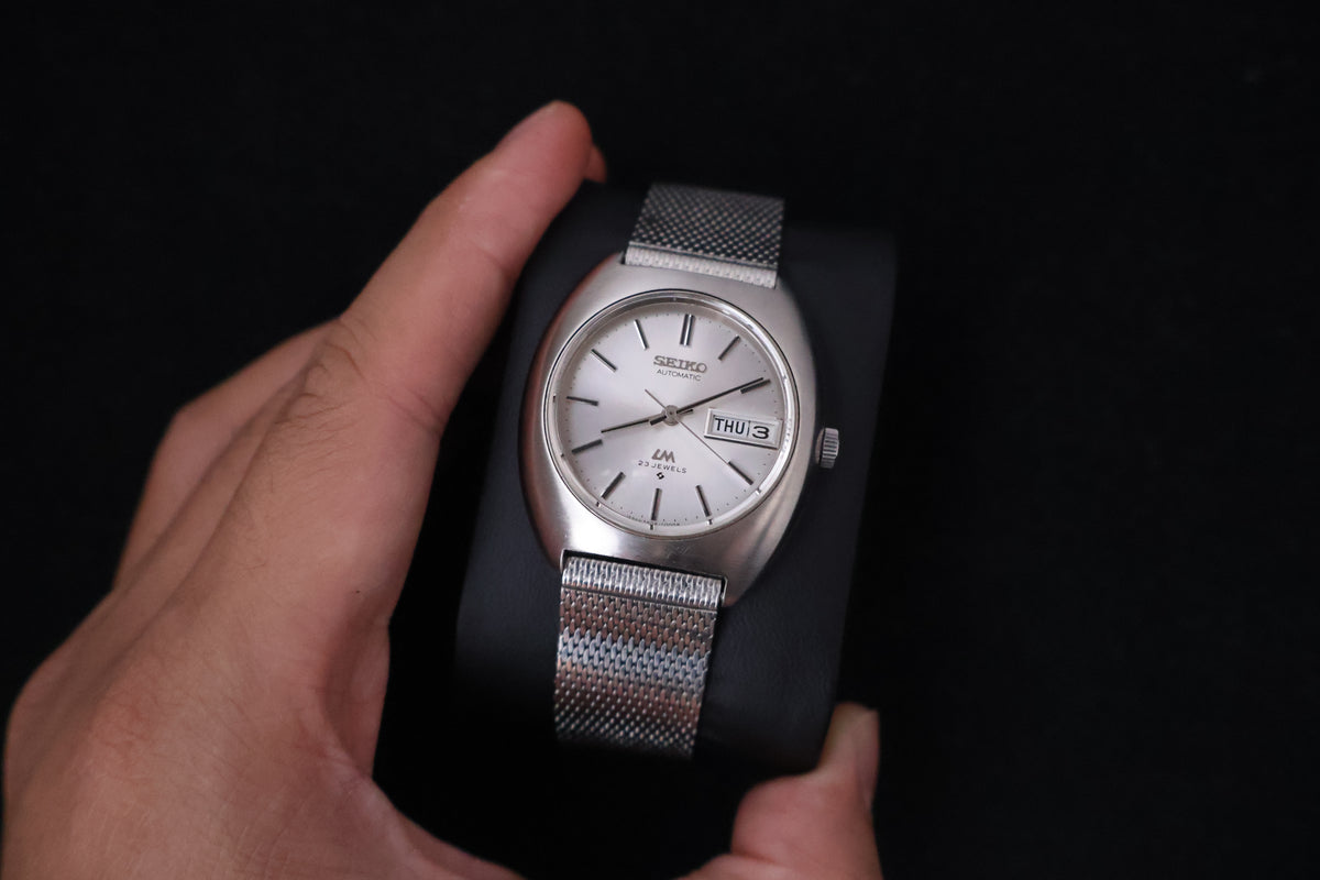 (SERVICED) Rare Vintage 1971 Seiko Lord Matic LM 23 Jewels 5606-6000