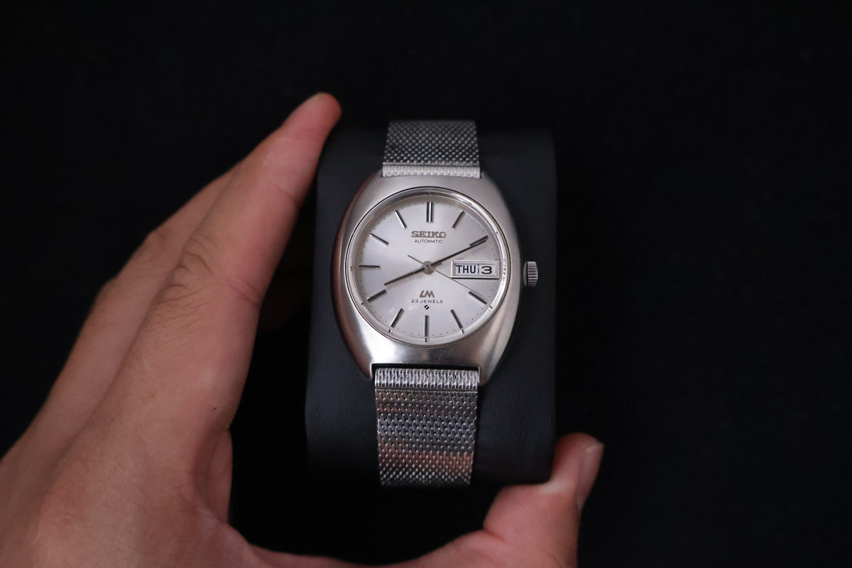 (SERVICED) Rare Vintage 1971 Seiko Lord Matic LM 23 Jewels 5606-6000