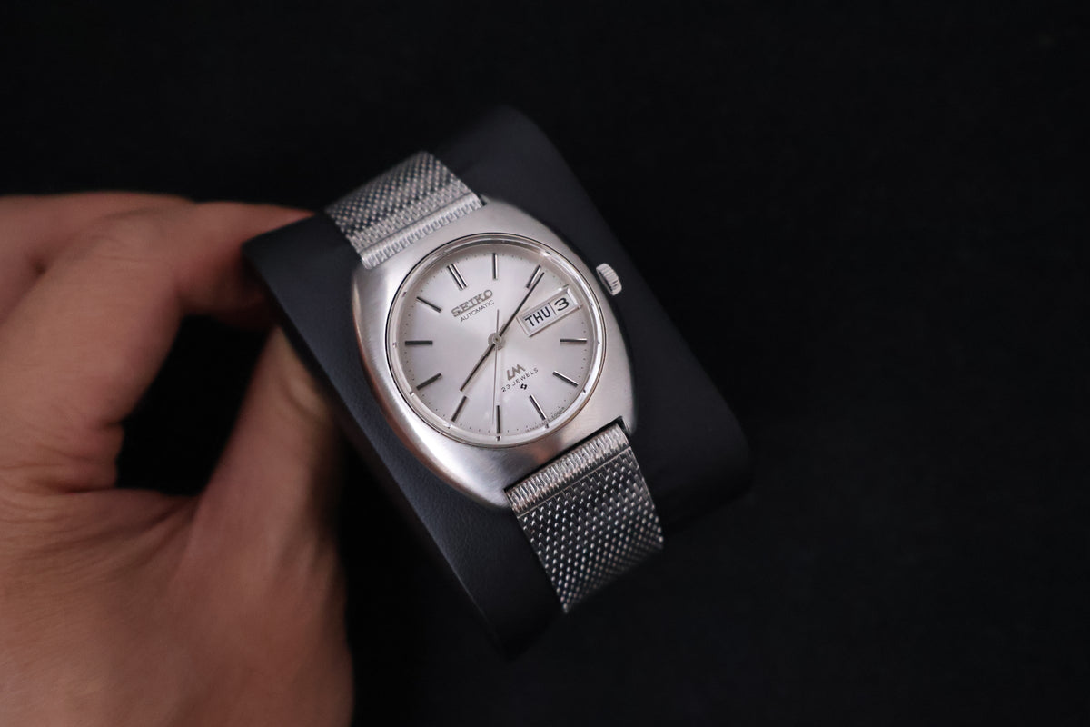 (SERVICED) Rare Vintage 1971 Seiko Lord Matic LM 23 Jewels 5606-6000