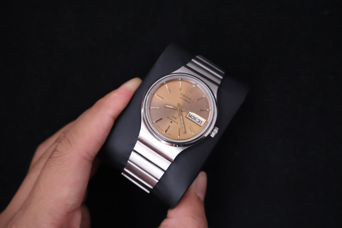 (SERVICED) Rare Vintage 1972 Seiko Lord Matic LM 23 Jewels 5606-6040