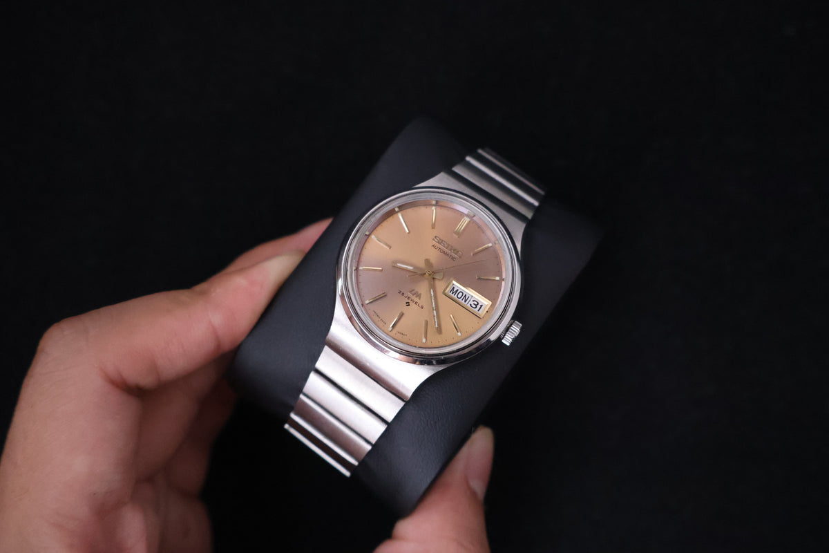 (SERVICED) Rare Vintage 1972 Seiko Lord Matic LM 23 Jewels 5606-6040