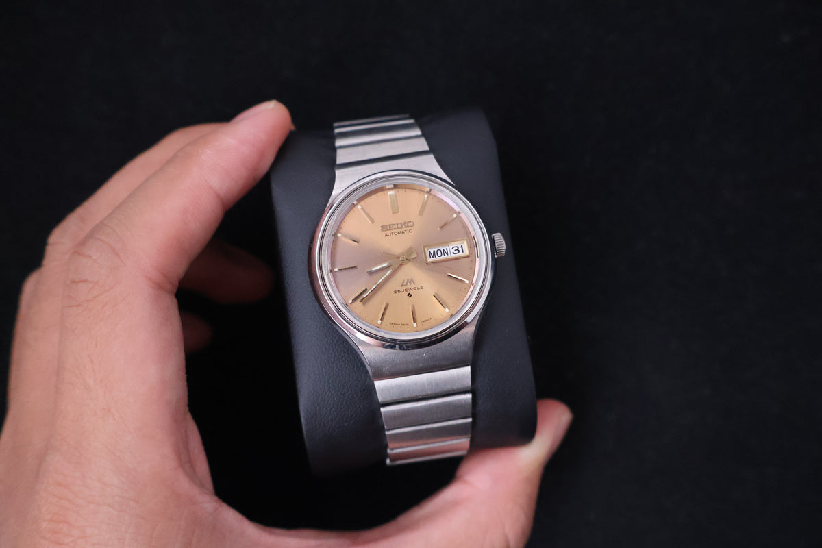 (SERVICED) Rare Vintage 1972 Seiko Lord Matic LM 23 Jewels 5606-6040