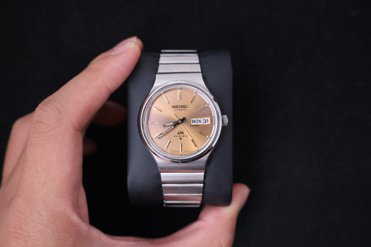 (SERVICED) Rare Vintage 1972 Seiko Lord Matic LM 23 Jewels 5606-6040