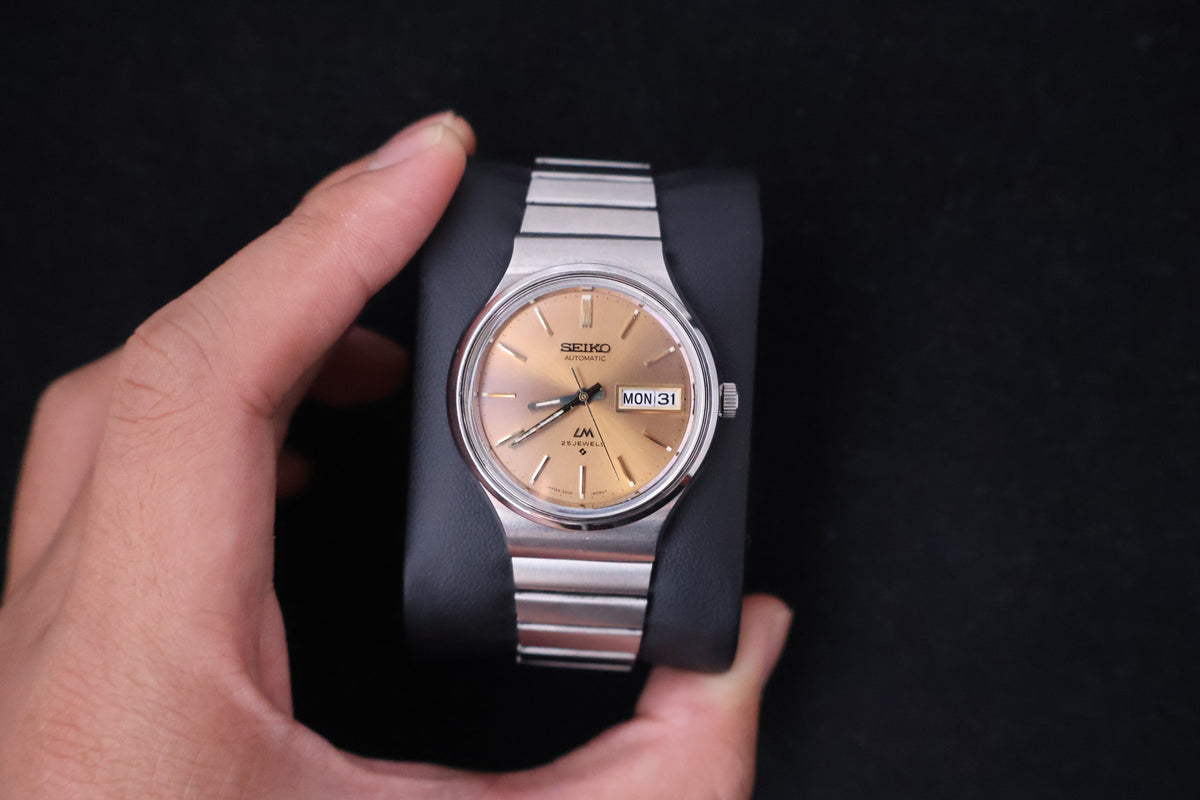 (SERVICED) Rare Vintage 1972 Seiko Lord Matic LM 23 Jewels 5606-6040