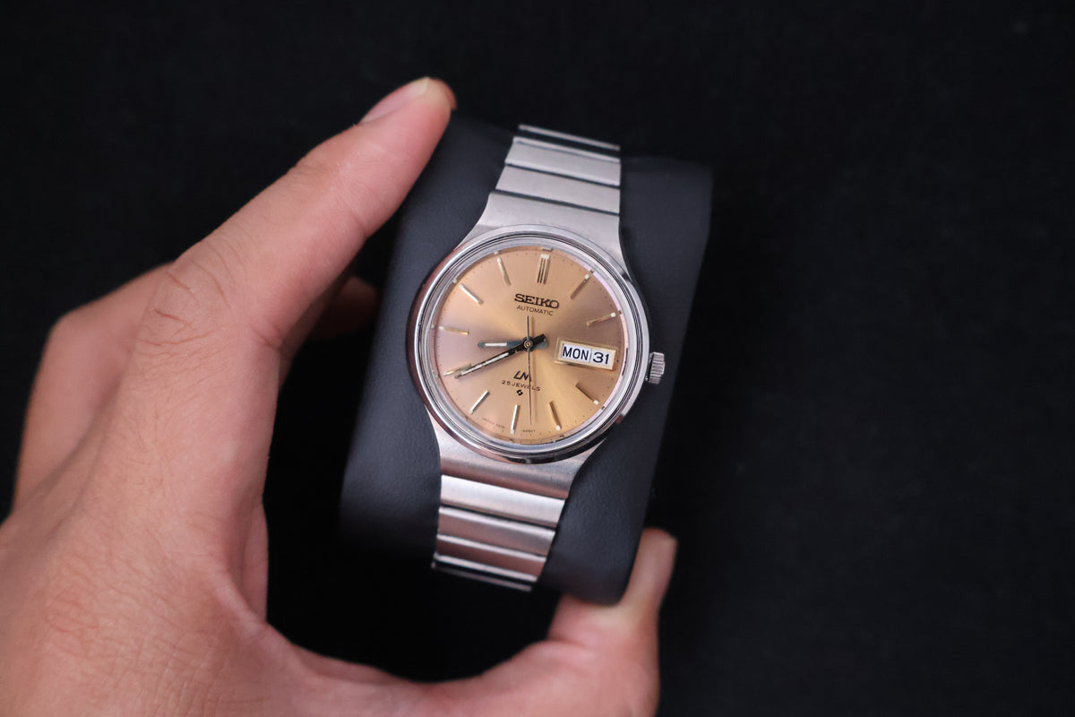 (SERVICED) Rare Vintage 1972 Seiko Lord Matic LM 23 Jewels 5606-6040