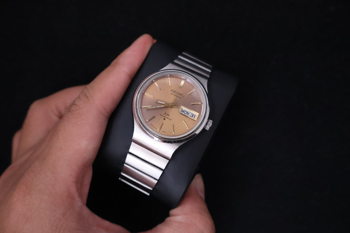 (SERVICED) Rare Vintage 1972 Seiko Lord Matic LM 23 Jewels 5606-6040